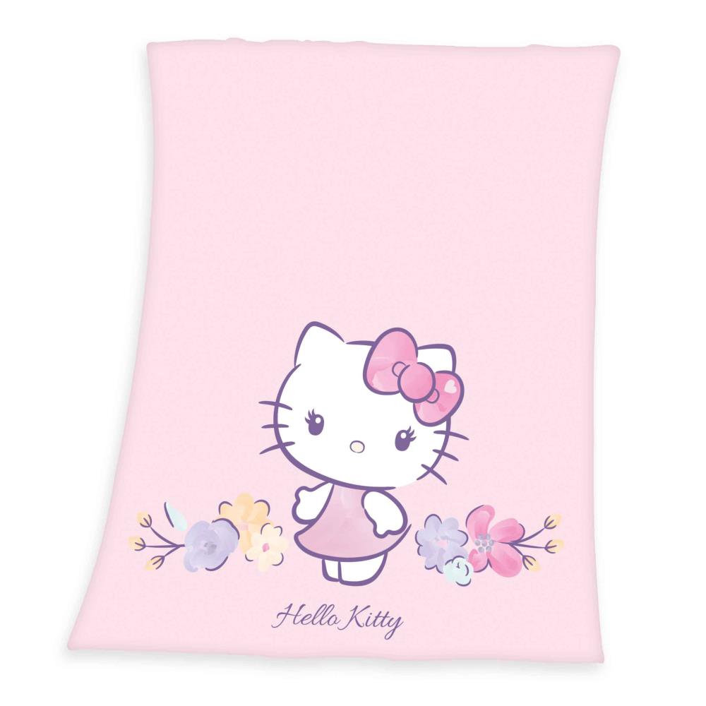Kuscheldecke für Adult Baby mit Hello Kitty Motiven